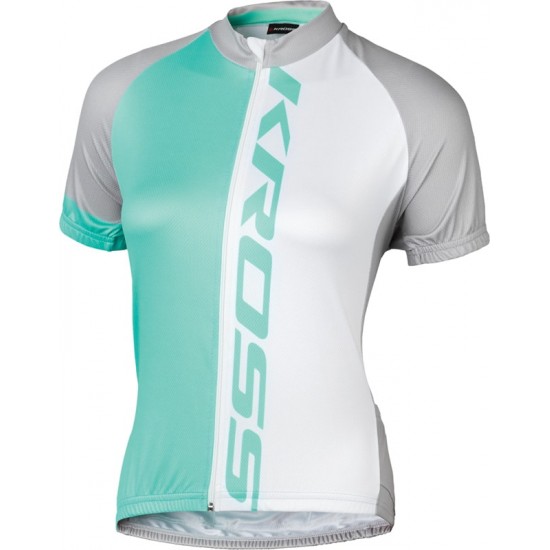 Tricou dama Kross Flow Lady azure size XS