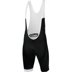 Pantaloni cu bretele Kross Pave Bib Shorts black-white size L