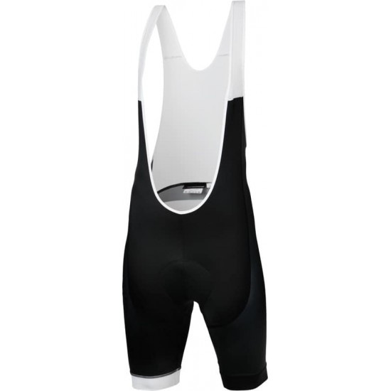 Pantaloni cu bretele Kross Pave Bib Shorts black-white size L