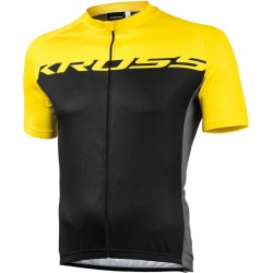 Tricou barbati Kross Flow yellow size L Tricou barbati Kross Flow yellow size L
