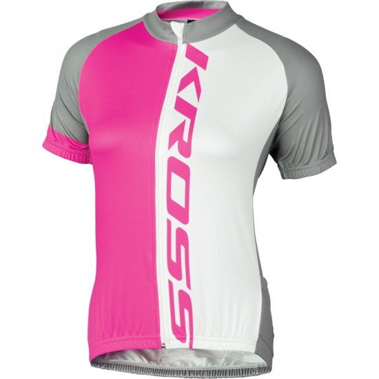Tricou dama Kross Flow Lady pink size S Tricou dama Kross Flow Lady pink size S