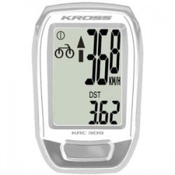 Kilometraj Kross KRC 309 9-functii wired white-black Kilometraj Kross KRC 309 9-functii wired white-black
