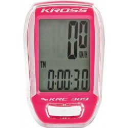 Kilometraj Kross KRC 309 9-functii wired white-pink Kilometraj Kross KRC 309 9-functii wired white-pink