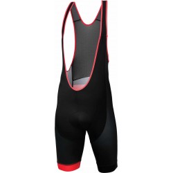 Pantaloni cu bretele Kross Pave Bib Shorts black-red size XXL Pantaloni cu bretele Kross Pave Bib Shorts black-red size XXL