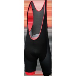 Pantaloni cu bretele Kross Pave Bib Shorts black-red size XXL Pantaloni cu bretele Kross Pave Bib Shorts black-red size XXL