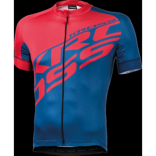 Tricou Kross Rubble red-blue size M