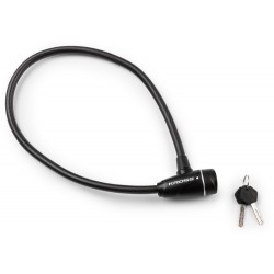 Lacat spiral cu cheie Kross KZK 110 12mm x 650mm black Lacat spiral cu cheie Kross KZK 110 12mm x 650mm black