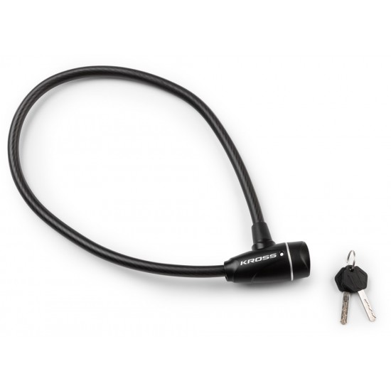 Lacat spiral cu cheie Kross KZK 110 12mm x 650mm black