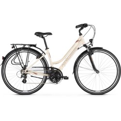 Bicicleta Kross Trans 2.0 28 DL cream-brown-graphite-glossy Bicicleta Kross Trans 2.0 28 DL cream-brown-graphite-glossy