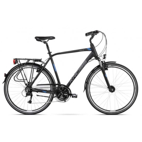 Kross Trans 4.0 28 S negru albastru argintiu mat