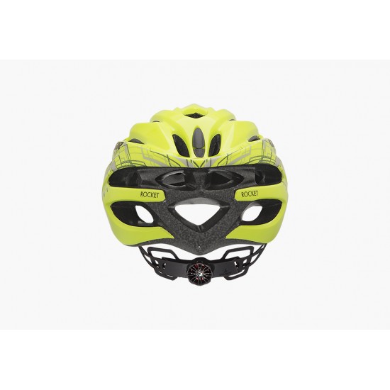 Casca LIMAR Rocket galben flourescent M (52-57cm)) Casca copii LIMAR Rocket galben flourescent M (52-57cm))