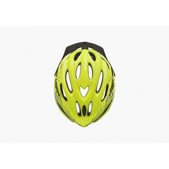 Casca LIMAR Rocket galben flourescent M (52-57cm)) Casca copii LIMAR Rocket galben flourescent M (52-57cm))
