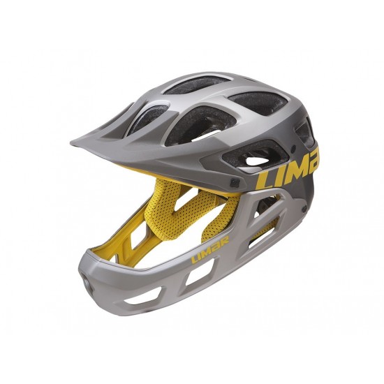 Casca LIMAR Alpe Matt gri mat/galben (54-60cm)