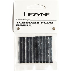 LEZYNE Replacement black rubber for tubeless kit 10 pieces