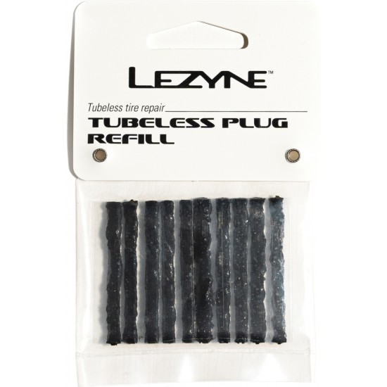 LEZYNE Replacement black rubber for tubeless kit 10 pieces