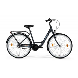 M-BIKE CITYLINE 328 46cm selyem fekete