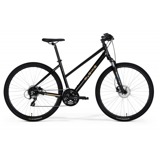 M-BIKE CRS-15D damă, mat negru/auriu