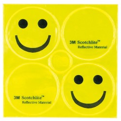 Stikere Reflectorizante M-WAVE REFLICKERS SMILE Stikere Reflectorizante M-WAVE REFLICKERS SMILE