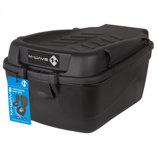 Cutie Portbagaj Plastic 18l M-WAVE AMSTERDAM EASY BOX L-XL
