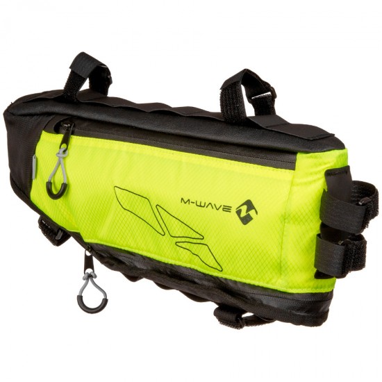 Borseta Cadru Impermeabila M-WAVE  "BP TRIANGLE" Galben Neon/Negru