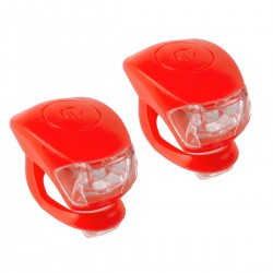 Set Flash cu Baterii M-WAVE COBRA IV - Rosu Set Flash cu Baterii M-WAVE COBRA IV - Rosu
