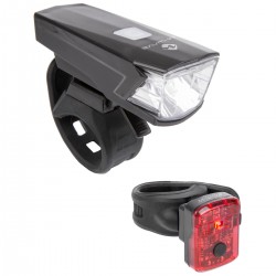 Set Lumini cu Acumulator M-WAVE ATLAS K15 USB Set Lumini cu Acumulator M-WAVE ATLAS K15 USB