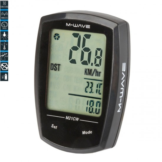 Bike Computer Wireless/Touchscreen  M-WAVE  M21W 21 Functii