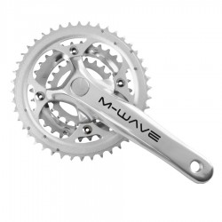 Angrenaj Pedalier M-WAVE 22/32/44T Silver 8/9v Patrat Angrenaj Pedalier M-WAVE 22/32/44T Silver 8/9v Patrat