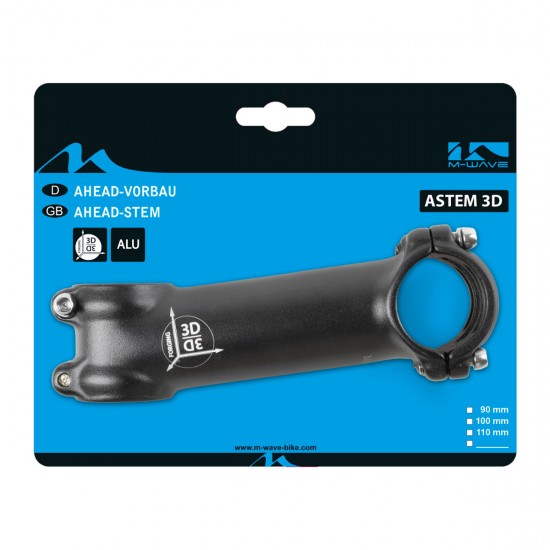Pipa M-WAVE 31.8/100  mm Negru