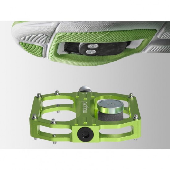 Pedale magnetice MAGPED Sport2 200N - Green Pedale magnetice MAGPED Sport2 200N - Green