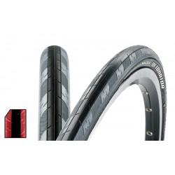 Anvelopa 27.5X1.50 Maxxis Detonator black/red 60TPI foldabil Hybrid Anvelopa 27.5X1.50 Maxxis Detonator black/red 60TPI foldabil Hybrid