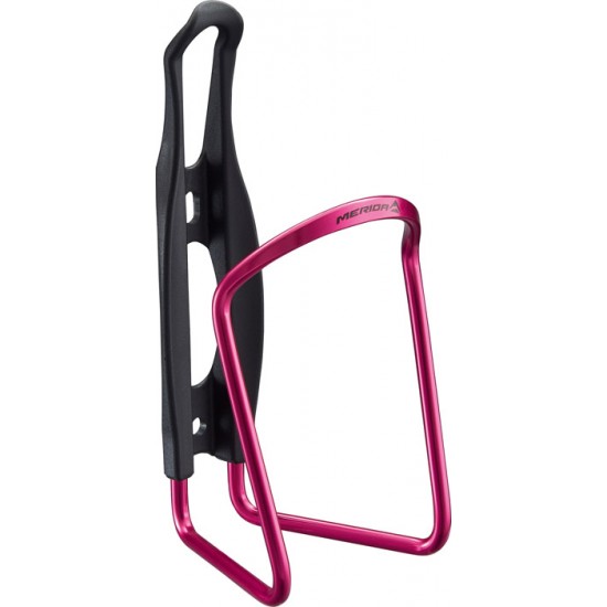 Suport bidon MERIDA Alu, inserție cauciuc, pink, 39g - 3320 Suport bidon MERIDA STANDARD Alu, inserție cauciuc, pink, 39g - 3320