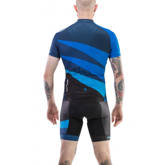 Tricou ciclism MERIDA CX DESIGN scurt S albastru negru fermoar lung - 740122-422 Tricou ciclism MERIDA CX DESIGN scurt albastru negru fermoar lung - 740122-422