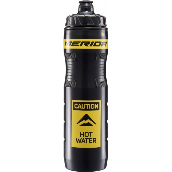 Bidon MERIDA Thermo galben/negru 650 ml Bidon MERIDA CAUTION THERMO galben/negru 650 ml - 3626