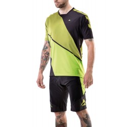 Tricou ciclism MERIDA FREERIDE TRIANGLE scurt M verde/negru - 3275TRGRGR