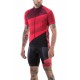 Pantaloni MERIDA CX DESIGN scurt cu bretele S negru/roșu 422 Pantaloni MERIDA CX DESIGN scurt cu bretele S negru/roșu 422