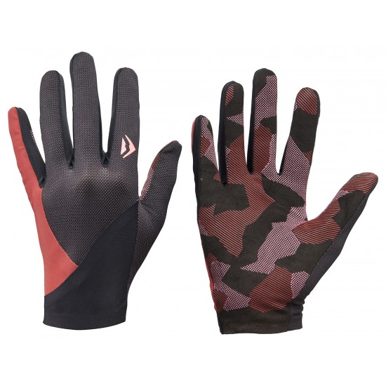 Mănuși MERIDA SECOND SKIN M lung bordo/negru