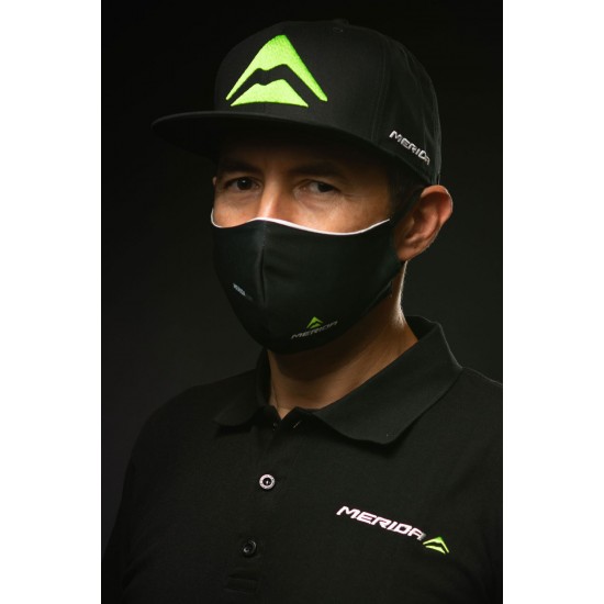 Mască facială MERIDA negru unisex cu curelușă reglabilă Mască facială MERIDA negru unisex cu curelușă reglabilă - MASZK-ME-M