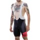 Pantaloni MERIDA CX DESIGN scurt cu bretele negru/roșu - 740566 Pantaloni MERIDA CX DESIGN scurt cu bretele negru/roșu - 740566-422R