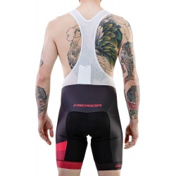Pantaloni MERIDA CX DESIGN scurt cu bretele negru/roșu - 740566-422R Pantaloni MERIDA CX DESIGN scurt cu bretele negru/roșu - 740566-422R