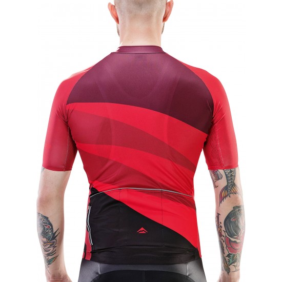 Tricou ciclism MERIDA CX DESIGN scurt negru fermoar lung roșu/negru - 15512T0422 Tricou ciclism MERIDA CX DESIGN scurt negru fermoar lung roșu/negru - 15512T0422