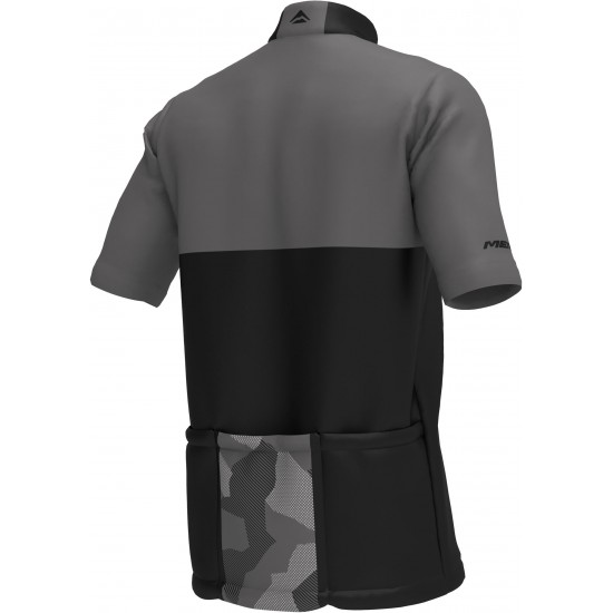 Tricou ciclism MERIDA GRAVEL scurt negru/gri - 3440GRAGRE