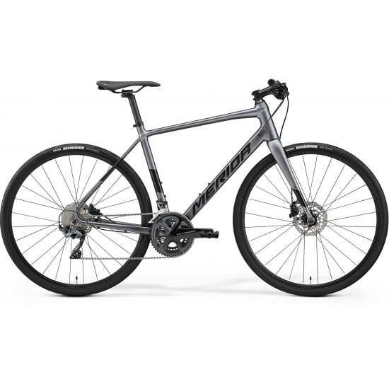 VÁZ MERIDA 2022 SPEEDER 900 - SZETT XL selyem sötétezüst (fekete) CADRU MERIDA SPEEDER 900 - SET SILK ARGINTIU/NEGRU