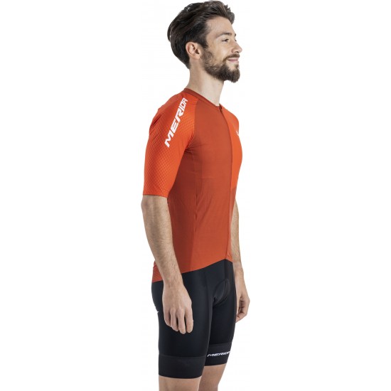Tricou ciclism MERIDA RAZOR 255 scurt roșu fermoar lung Tricou ciclism MERIDA RAZOR 255 scurt roșu fermoar lung