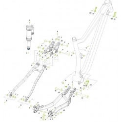 Váz Hardware Kit MERIDA 2017-2020 eONE-TWENTY / eONE-SIXTY csavarszett Váz Hardware Kit MERIDA 2017-2020 eONE-TWENTY / eONE-SIXTY csavarszett