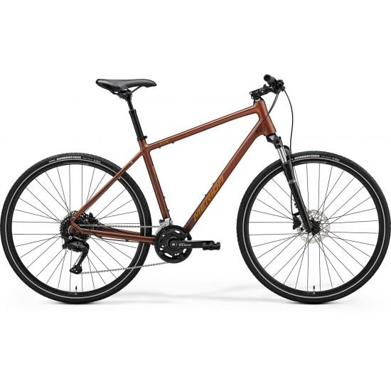 MERIDA CROSSWAY 100 MAT BRONZ (ARGINTIU-MARO) MERIDA CROSSWAY 100 MAT BRONZ (ARGINTIU-MARO)