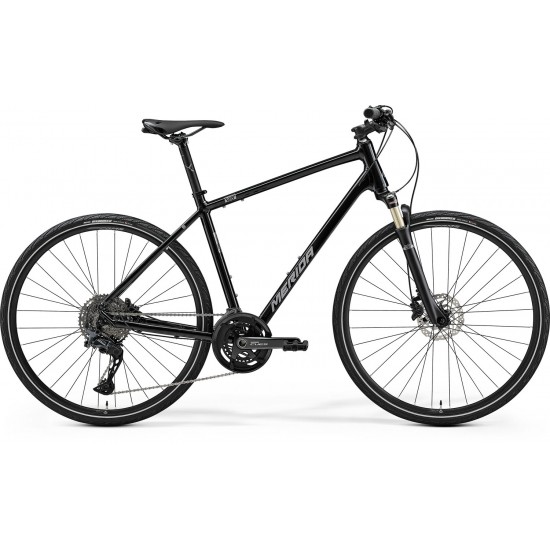 MERIDA CROSSWAY 700 III1 XL FÉNYES FEKETE (EZÜST) /24/ MERIDA CROSSWAY 700 III1 XL FÉNYES FEKETE (EZÜST) /24/