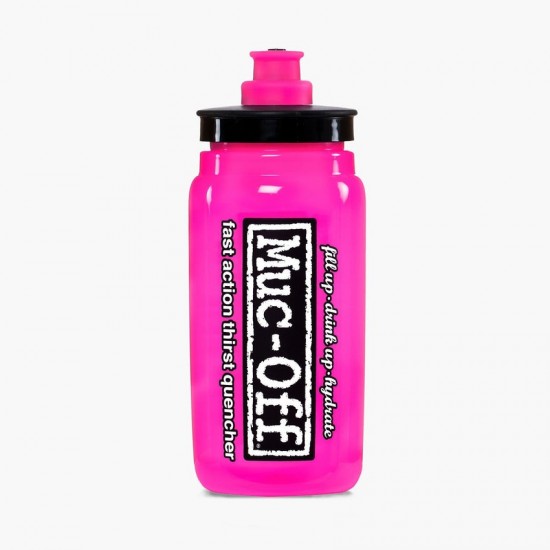 Bidon Muc-Off X Elite Fly Water Bottle Roz 550ml Bidon Muc-Off X Elite Fly Water Bottle Roz 550ml