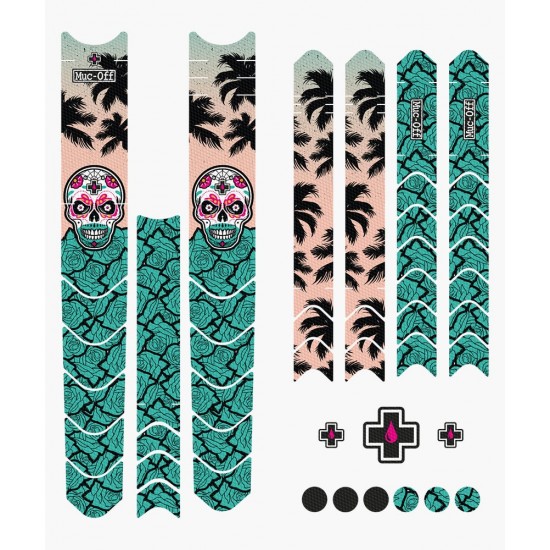 Set stickere protectie cadru Muc-Off Frame Protection Kit DH/Enduro/Trail Day of the shred Set stickere protectie cadru Muc-Off Frame Protection Kit DH/Enduro/Trail Day of the shred