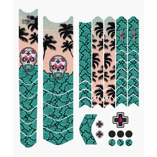 Set stickere protectie cadru Muc-Off Frame Protection Kit E-MTB Day of the shred Set stickere protectie cadru Muc-Off Frame Protection Kit E-MTB Day of the shred